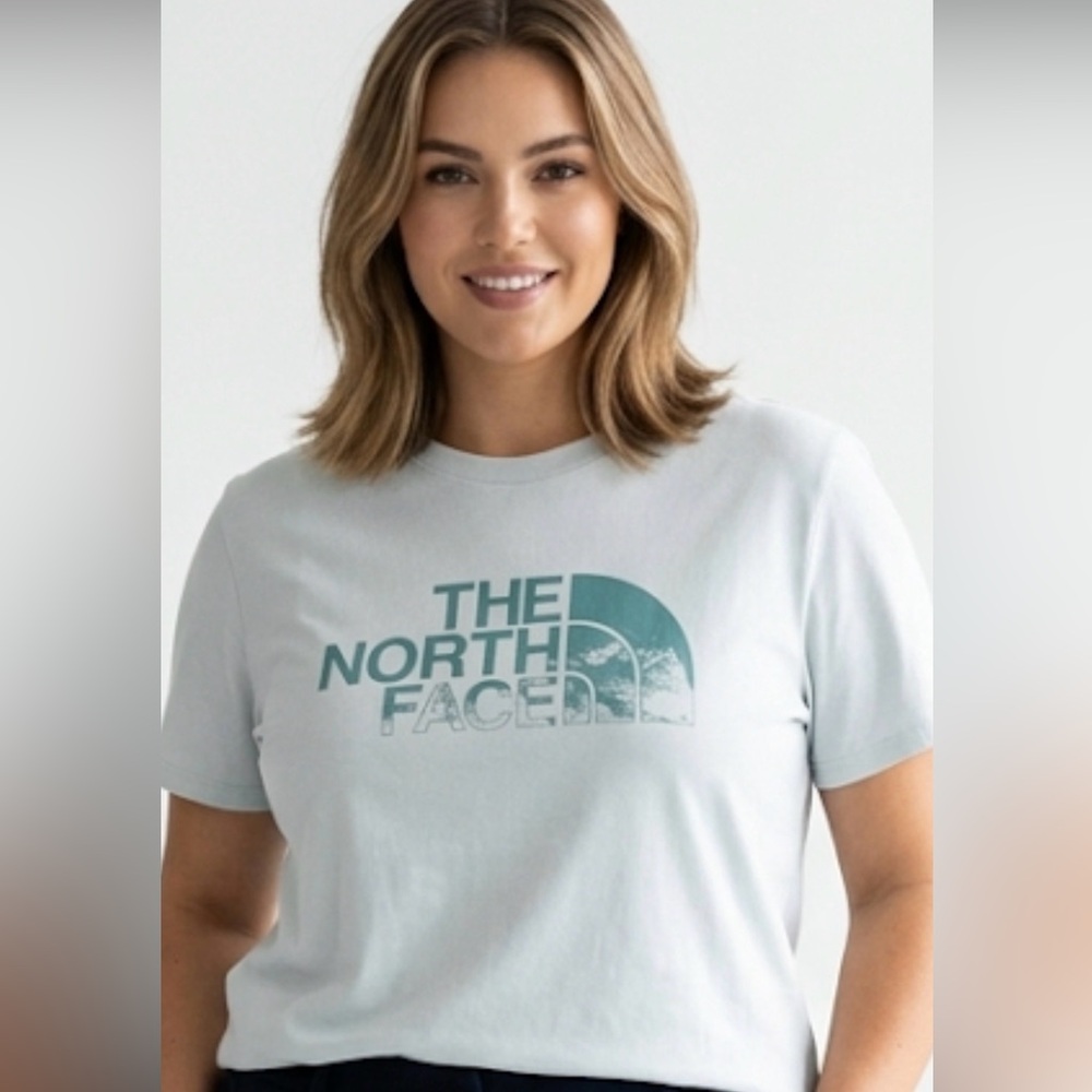 The North Face Sky Blue Graphic Tee